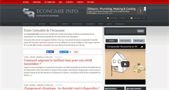 Desktop Screenshot of economie-info.com